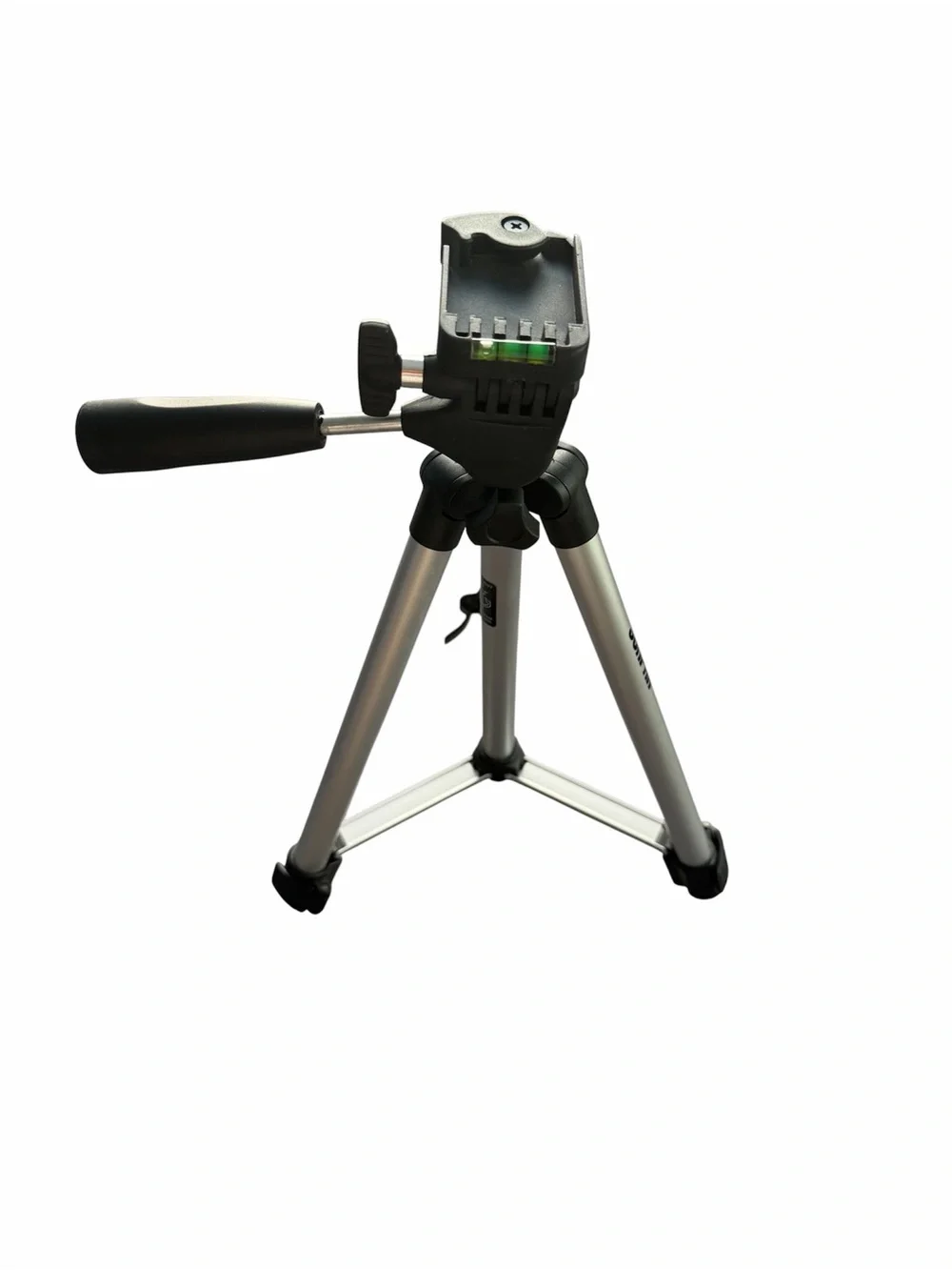 Sunpak Adjustable Aluminum Camera Tripod with Pan-Tilt Head & Bubble Level